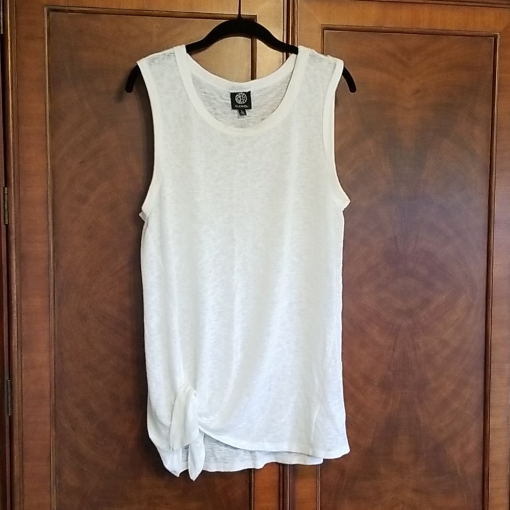 Bobeau side tie sleeveless top